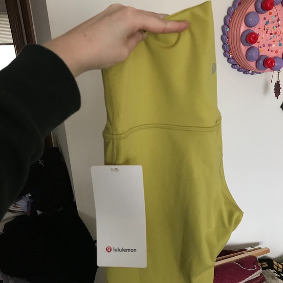NWT lululemon Align HR Pant 25” Yellow Pear - Picture 8 of 8